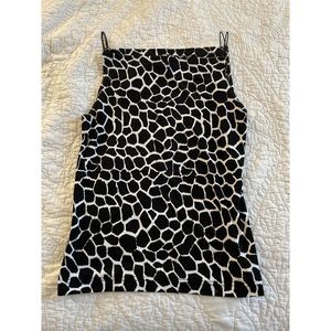 Women's Y2K Cheetah/Giraffe Print Tank Top